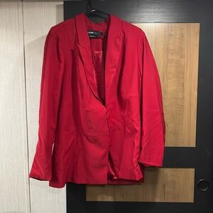 Red blazer